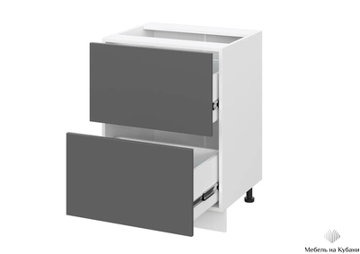 Кельн модульная Шкаф нижний с ящиками ШНГ2Я 600