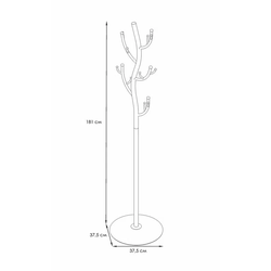 (ВЕШН 07) Вешалка для верхней одежды "Дерево", разборная