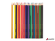 Карандаши цветные ГАММА «Мультики», 24 цвета, заточенные, трехгранные, картонная упаковка. 181471