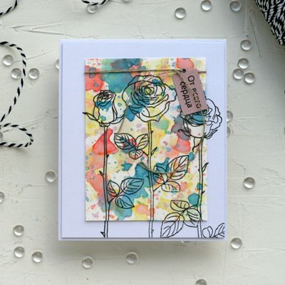 ФП штамп "Роза 2"