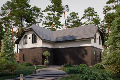 Двухэтажный дом с четырьмя спальнями 144м² (S21)