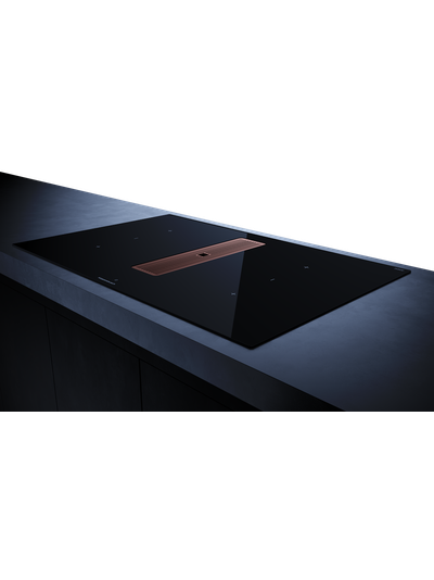 Индукционная варочная панель с вытяжкой Kuppersbusch KMI 8350.0 SR Copper