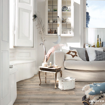 Ламинат MEISTER 6977 Дуб серый дикий в интерьере