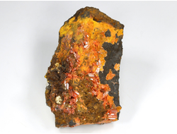 Крокоит, кристаллы на породе, Австралия, Тасмания (72*45*48 мм, 159 г) №28592