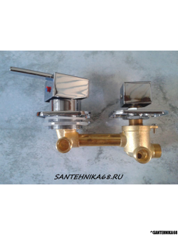 Смеситель для душевой кабины на 3 положения G3-10 G3-12 G3-14 см под резьбу