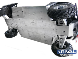 Защита UTV Rival 444.7416.1 для POLARIS Ranger Crew 800 2013-2014 (Алюминий) (1500*600*200)