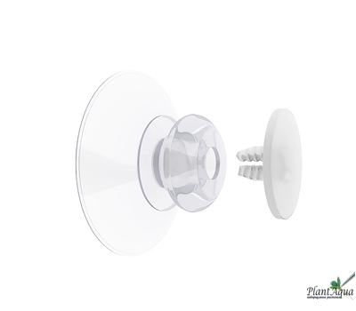 Присоска силиконовая с пистоном