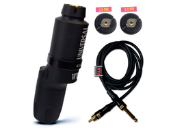 Машинка для татуажа WTE Universal Princess 2024 Black & RCA корд WTE Premium