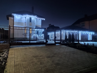 Новогодняя подсветка в Иркутске