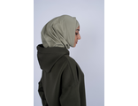 Арт. 19002 Комплект хиджаб с шапочкой. Цвет зеленый чай.