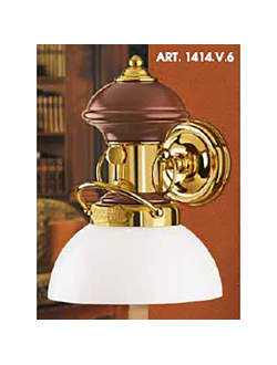 Бра Moretti Luce Grenville 1414.V.6 220В 60Вт E27 200х210х280мм белый абажур