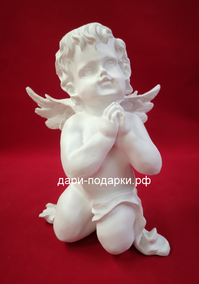 Садовая скульптура Ангел Мольба 27*20 см   0,7 кг   полистоун Россия 1090-085082