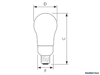 Muller Licht Bime/Pear Satin Design 9w 827 E14/E27