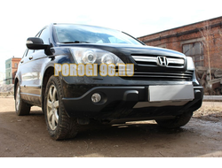 Защита радиатора Honda CR-V III 2007-2010 chrome