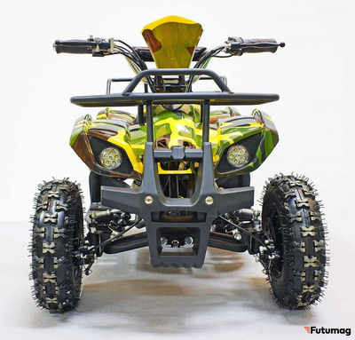 Квадроцикл GreenCamel Гоби K21 (30 Ah 36V 800W R6 Цепь) Армейский желтый