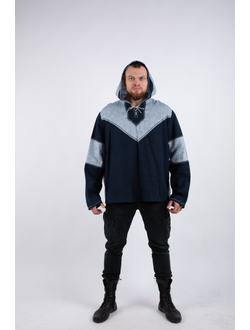 Рубаха с капюшоном "Викинг" из льна