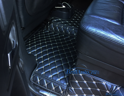 3D коврики в салон Mercedes G-class из экокожи