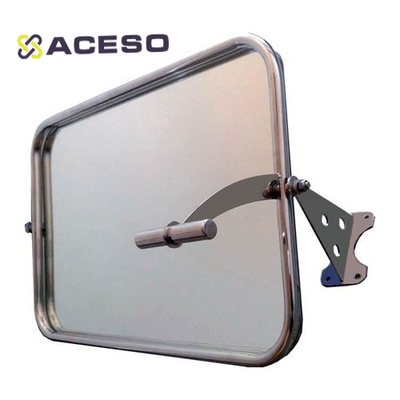 Зеркало поворотное для инвалидов антивандальное с ручкой 600*400 мм