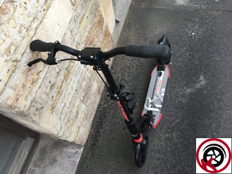 Cамокат для города D-MAX 9 230-200 Черный