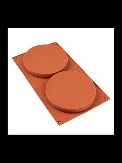 Силиконовая форма для начинок диам.13,7см, выс. 2 см, 2 ячейки