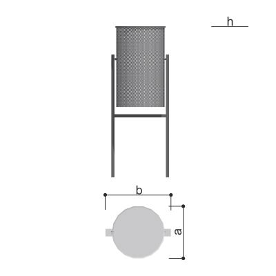 Урна вкапываемая (40л.) Romana 305.07.01 П