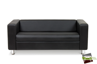 ALE3 АЛЕКТО Диван трехместный (Oregon-16) чёрный