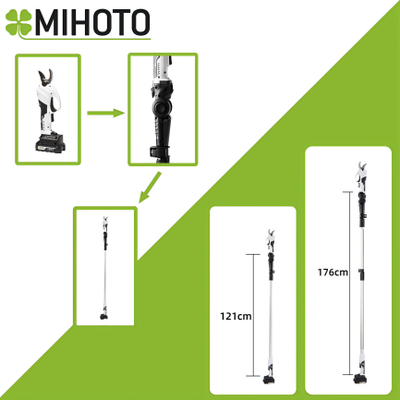 Аккумуляторный сучкорез Mihoto MPBA 1801 со штангой
