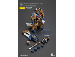 Претор Ультрамарин с силовым мечом (Warhammer Horus Heresy) - КОЛЛЕКЦИОННАЯ ФИГУРКА 1/18  Ultramarines Legion Praetor with Power Sword and Volkite Serpenta (JT00126) - JOYTOY