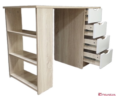 МОЛОДЕЖНЫЙ-1М Стол письменный 4-ящика правый