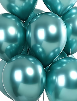 шар хром бирюзовый купить с доставкой краснодар