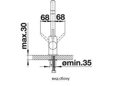 Смеситель Blanco MILI 525133
