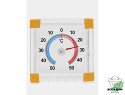 Термометр  Оконный "Биметрический" квадратный на липучке