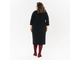 Теплое платье из джерси БОЛЬШОГО размера Арт. 2718108 (Цвет черный) Размеры 50-80