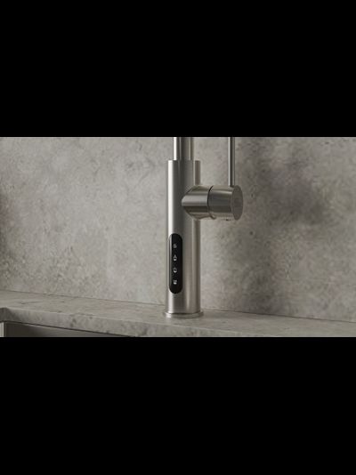 Система мгновенного кипячения воды с газацией и охлаждением 5в1 AQUAHOT ASPEN BN (нержавеющая сталь)