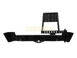 Задний силовой бампер серии Трофи на Chevrolet NIVA 2002-2020 (03.117.02)