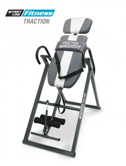 Инверсионный стол Start Line TRACTION серо-серебристый с подушкой
