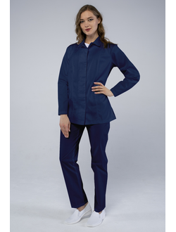 Куртка женская ХАССП-Премиум (тк.Оптима,160), т.синий
