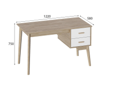 Стол письменный с тумбой "Калгари"