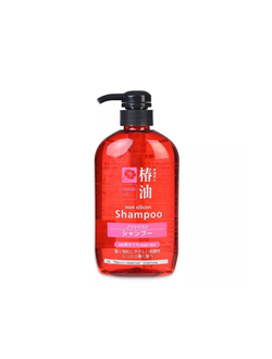 Kumano Shampoo Tsubaki Oil Шампунь с натуральным маслом камелии для объема и блеска волос, 600 мл