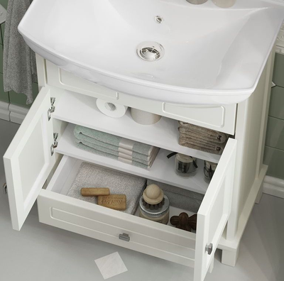 Мебель для ванной Opadiris Омега 65 слоновая кость