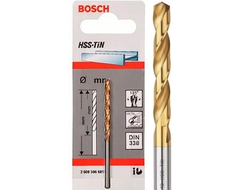 Сверло по металлу HSS-Tin 3,0 x 33 x 61 mm