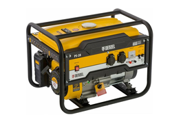 Бензиновый генератор DENZEL PS 28, 2,8 кВт, 230В, 15л, ручной стартер 946824