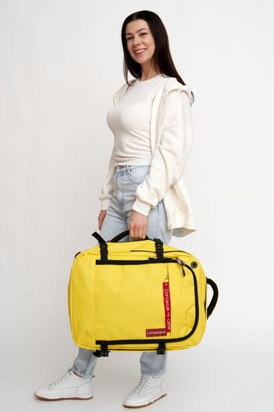 Рюкзак Сумка Чемодан ручная кладь 55х40х20 Optimum Air RL, голубой