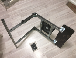 Стойка кресла в лодку на ликтрос с малой поворотной платформой MNELODKU.RU