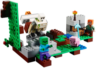 Магическое Изготовление ЖЕЛЕЗНОГО ГОЛЕМА из Блоков и Тыквы (Lego # 21123 The Iron Golem)