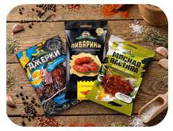 Мясные снеки "Пенные Истории"