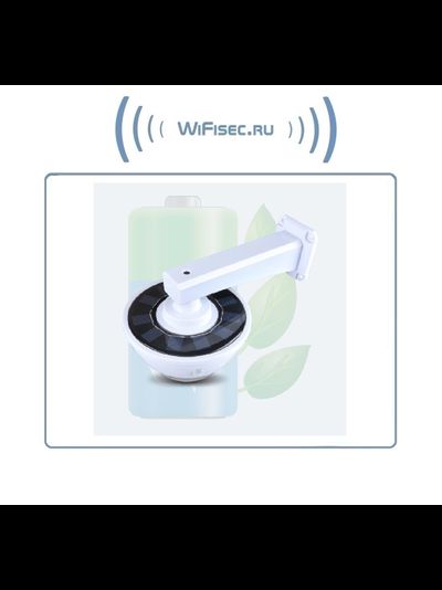 DE/SK6 Муляж уличной купольной видеокамеры + светильник. Встроенный аккумулятор + солнечная панель. + пульт управления.