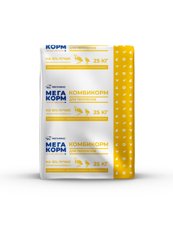 Комбикорм для перепелов перепелка-несушка (Мегамикс) / 25кг