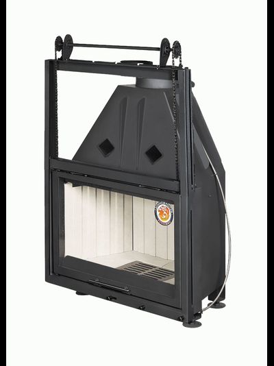 Каминная топка Экокамин Альфа 800 K с контргрузом