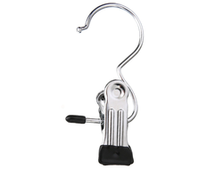 A021 Крючок-прищепка металлическая большая